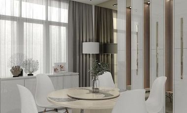 RUMAH DI JUAL TYPE 600 DENGAN KONSEP MODREN CLASIC FULL INTERIOR DI KOMP PEMDA