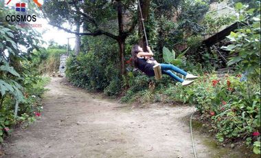 Venta de terreno en Otavalo con restaurante y espacios verdes
