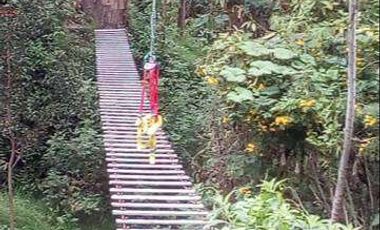 Venta de terreno en Otavalo con restaurante y espacios verdes