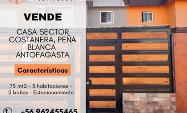 Se vende casa en Sector Costanera, Peña Blanca