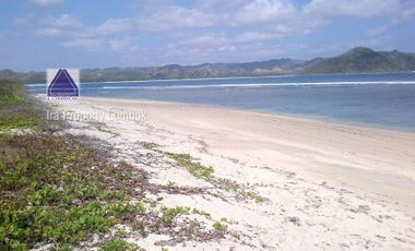 For sale beachfront land Serangan Selong Belanak Lombok