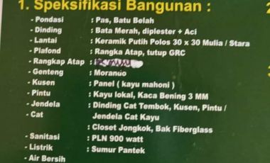 Rumah Minimalis Siap Huni Dawuan Regency Tengah Tani Kabupaten Cirebon