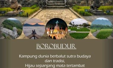 DIJUAL CEPAT! VILLA PREMIUM ALA SULTAN DI MAGELANG DEKAT CANDI BOROBUDUR FULL FURNISHED