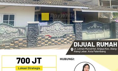 RUMAH JUAL PALEMBANG TENGAH KOTA PALEMBANG