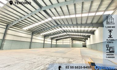 Industrial warehouse for rent, Texcoco