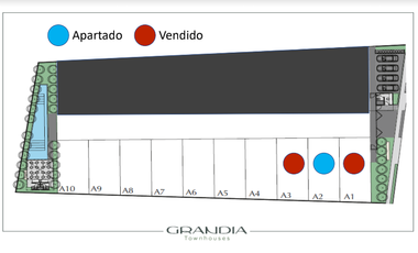 Townhouse en Venta en Grandia en Santa Rita Cholul