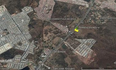SE RENTA TERRENO SOBRE AVENIDA FRANCISCO I. MADERO PONIENTE, SALIDA A QUIROGA