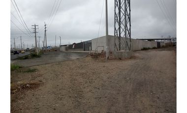 Terreno de arriendo en Montecristi por la tejedora