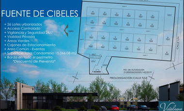 TERRENOS RESIDENCIAL VISTALAGUA