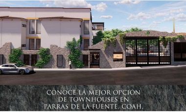 Townhouses Equipados y Amueblados en Preventa Centro Parras Coahuila