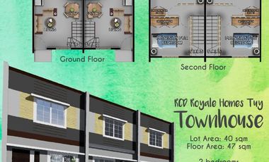 NO DP TOWNHOUSE For Sale - TUY BATANGAS