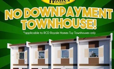NO DP TOWNHOUSE For Sale - TUY BATANGAS