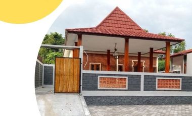 Rumah Joglo Siap Bangun Unit Terakhir di Prambanan Yogyakarta