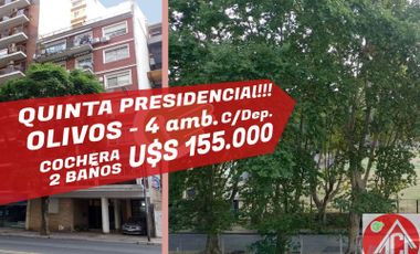 Departamento en venta de 3 dormitorios c/ cochera en Vicente López