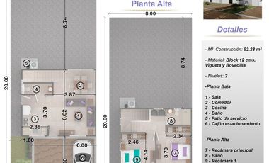 CASA RESIDENCIAL EN VENTA, PRIV. IDILIA, CONKAL.