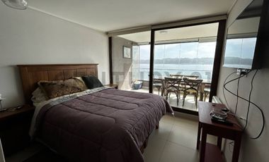 Hermoso departamento estilo mariposa con vista al mar en Pingueral