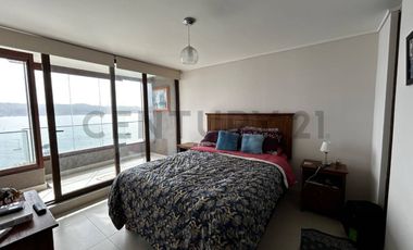Hermoso departamento estilo mariposa con vista al mar en Pingueral