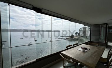 Hermoso departamento estilo mariposa con vista al mar en Pingueral