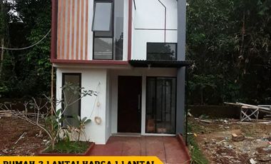 Rumah 2 lantai murah 465juta dekat stasiun citayam