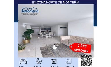 SE VENDE APARTAMENTO EN LA ZONA NORTE DE MONTERIA
