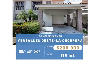 SE VENDE CASA EN VERSALLES OESTE - LA CHORRERA