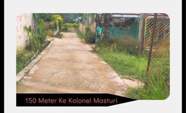 Tanah Cimahi Bandung Barat Kolonel Masturi luas 76 m2 SHM