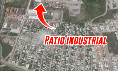 Se renta excelente terreno en patio industrial