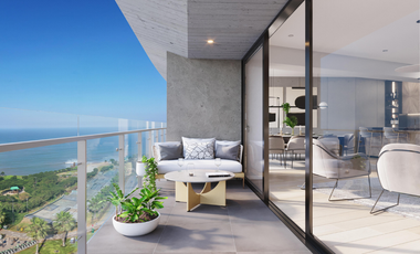 DEPARTAMENTO EN VENTA DE ESTRENO FLAT CON VISTA AL MAR