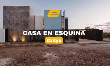 Casa en Venta Dzityá, Merida, Esquina , 455m2, 3 habitaciones, Entrega Inmediata