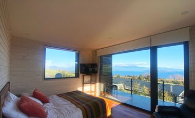 Casa con vista y acceso al Lago Ranco