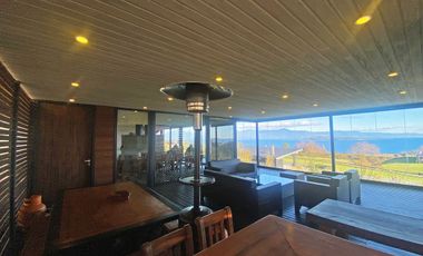 Casa con vista y acceso al Lago Ranco