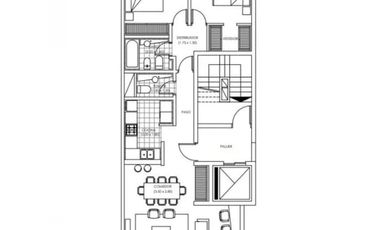 Semipiso a estrenar 3 ambientes con cochera
