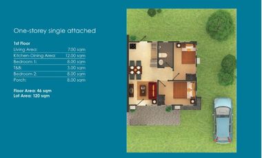 2 Bedroom House and Lot for Sale in Compostela