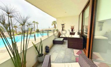 Se arrienda departamento amoblado Jardín del Mar