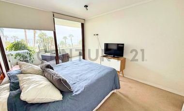 Se arrienda departamento amoblado Jardín del Mar