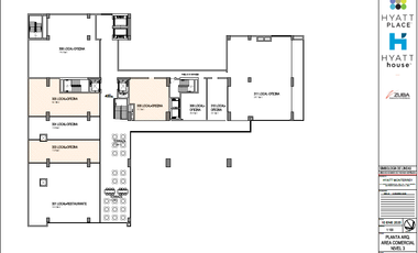 OFICINAS VENTA EN TORRE  HYATT PLACE, VALLE
