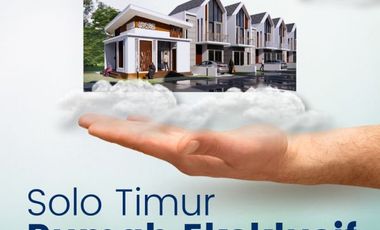 HUNIAN MUSLIM DI SOLO TIMUR DEKAT PINTU TOL DISKON 100 JUTA ALFARIZI TOWNHOUSE