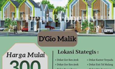 Promo Rumah Villa 2 Lantai Di D'Gio Malik Dekat Exit Tol Kedungkandang