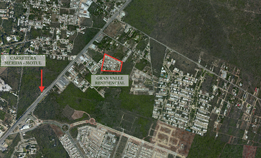Terreno en venta en Merida, Privada Gran Valle Cholul, entrega inmediata