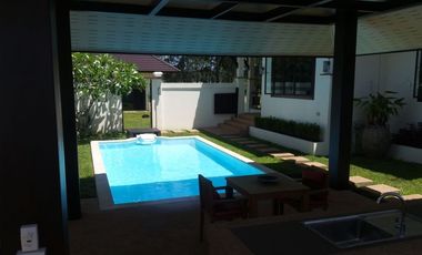3 bedroom luxury pool villa walk to the beach for rent in Bang Muang ,nearby Khaolak ,Phangnga
