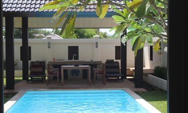 3 bedroom luxury pool villa walk to the beach for rent in Bang Muang ,nearby Khaolak ,Phangnga