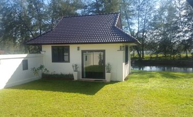 3 bedroom luxury pool villa walk to the beach for rent in Bang Muang ,nearby Khaolak ,Phangnga