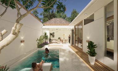 VILLA 2 KAMAR MODERN PRIVATE POOL UNDER 2 M DI BALI