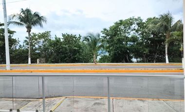 Departamento con vista al mar desde terraza común, en Malecón venta, Cozumel