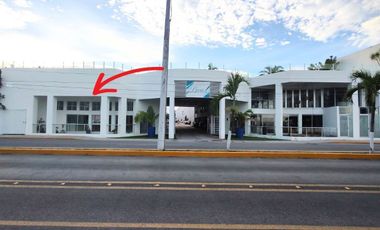 Departamento con vista al mar desde terraza común, en Malecón venta, Cozumel