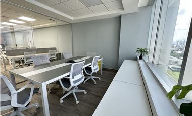 SE ALQUILA OFICINA LISTA PARA OCUPAR EN PUNTA PACIFICA DESDE 100 MTS
