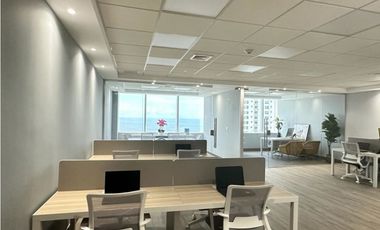 SE ALQUILA OFICINA LISTA PARA OCUPAR EN PUNTA PACIFICA DESDE 100 MTS