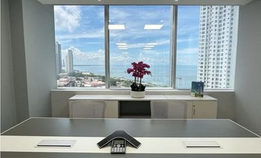 SE ALQUILA OFICINA LISTA PARA OCUPAR EN PUNTA PACIFICA DESDE 100 MTS