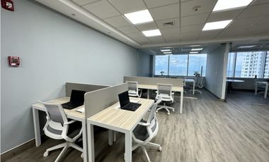 SE ALQUILA OFICINA LISTA PARA OCUPAR EN PUNTA PACIFICA DESDE 100 MTS