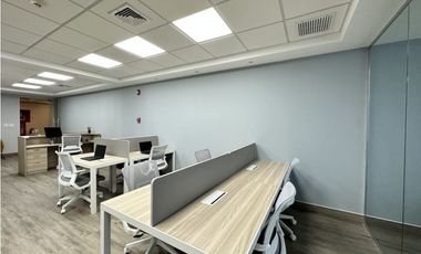 SE ALQUILA OFICINA LISTA PARA OCUPAR EN PUNTA PACIFICA DESDE 100 MTS